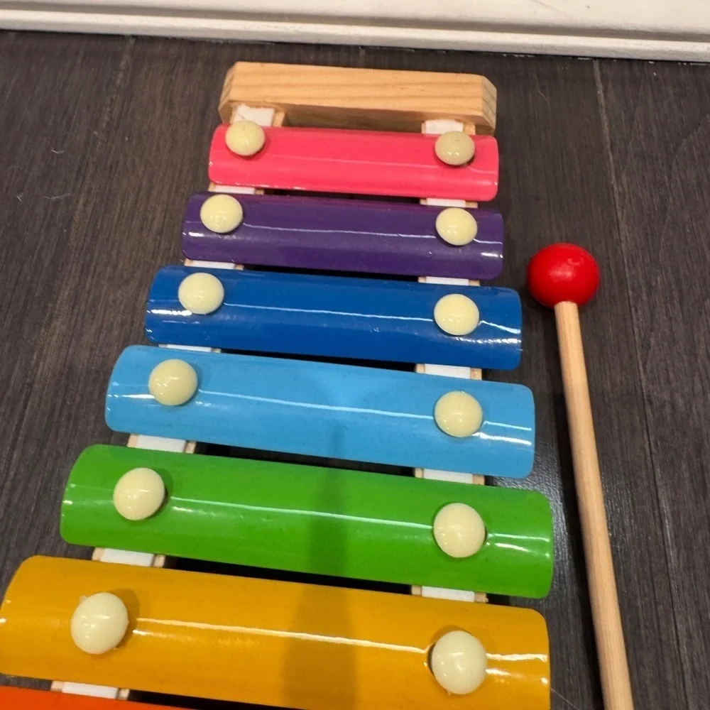 Colorful Lightweight Wooden Xylophone for Kids Toddlers Babies